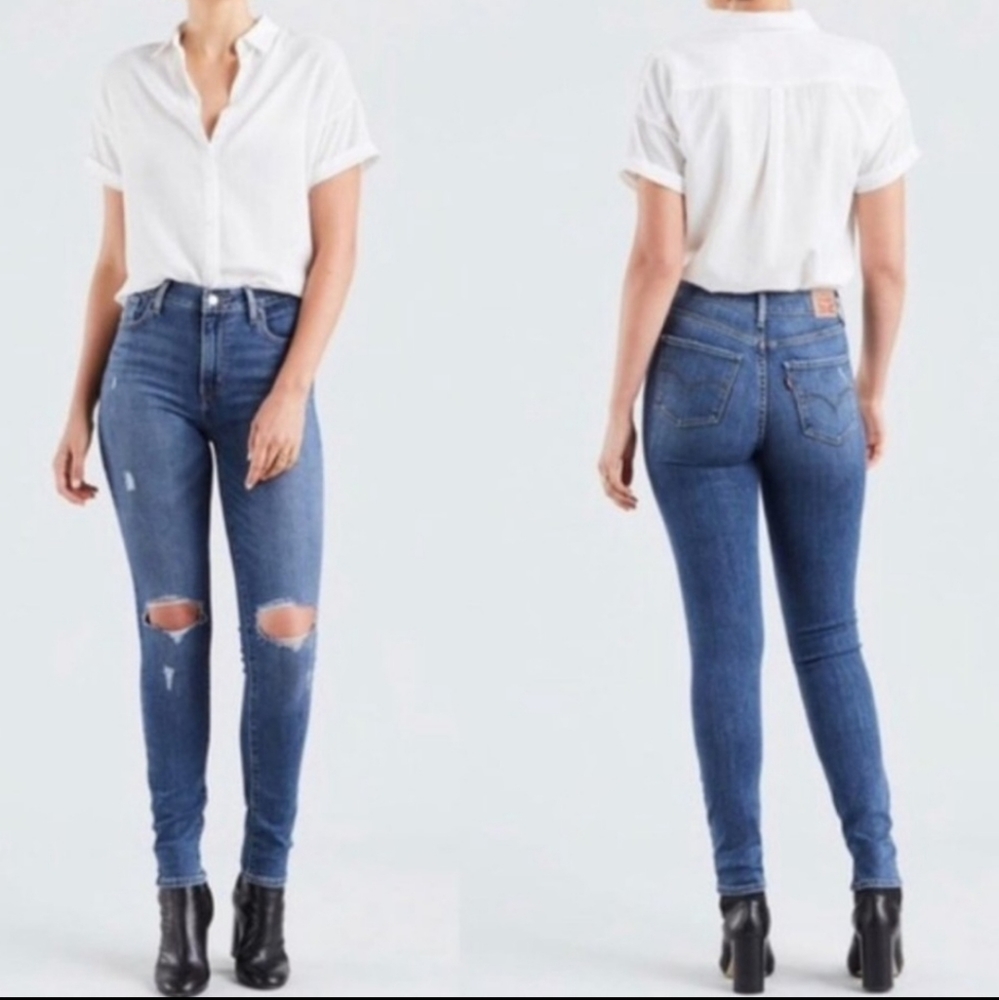 🚫 SOLD Levi's 721 High Rise Skinny Jeans size 25